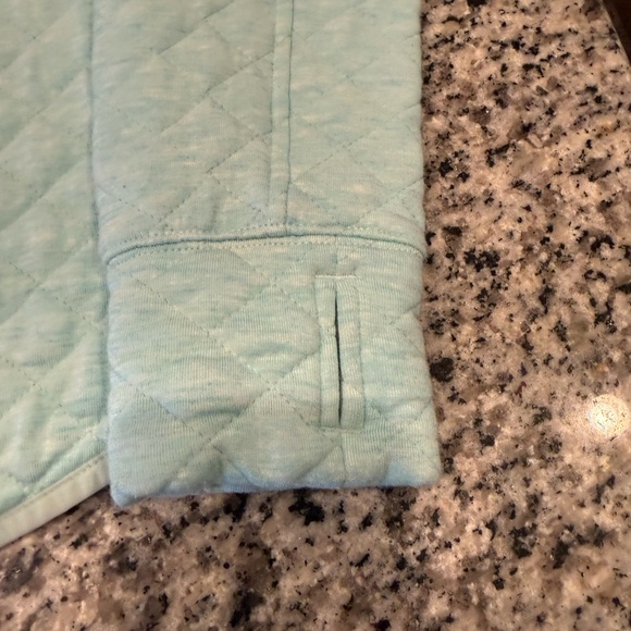 Vineyard Vines Women's Quilted Dreamcloth Shep Shirt Mint Blue - Small - Picture 5 of 7